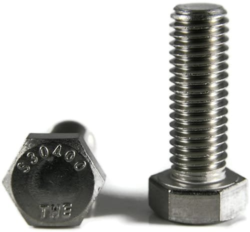 1/4"-20 X 5/8" 316 SST HEX BOLTS [100/BOX]