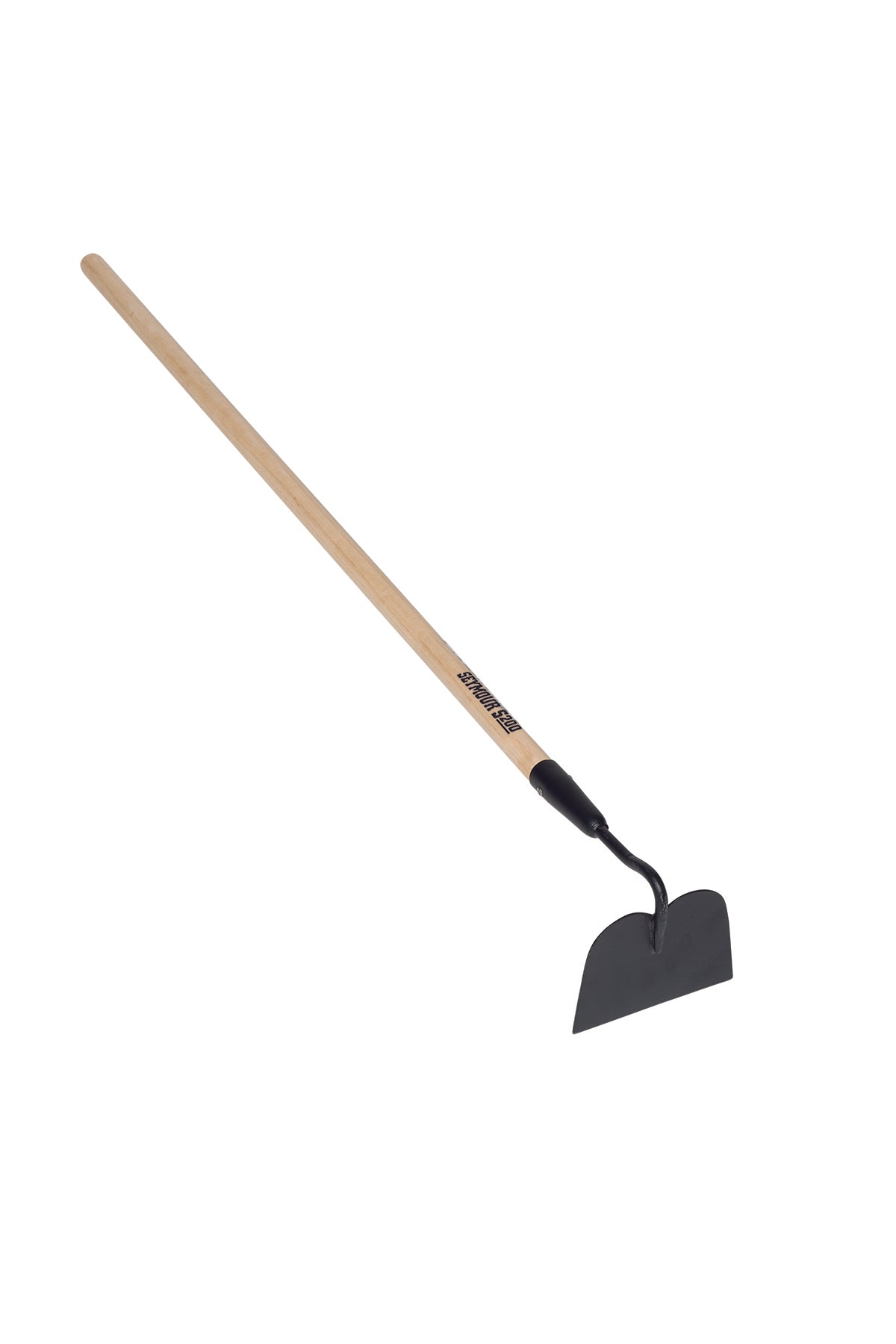 6" GARDEN HOE, 48" WOOD HANDLE