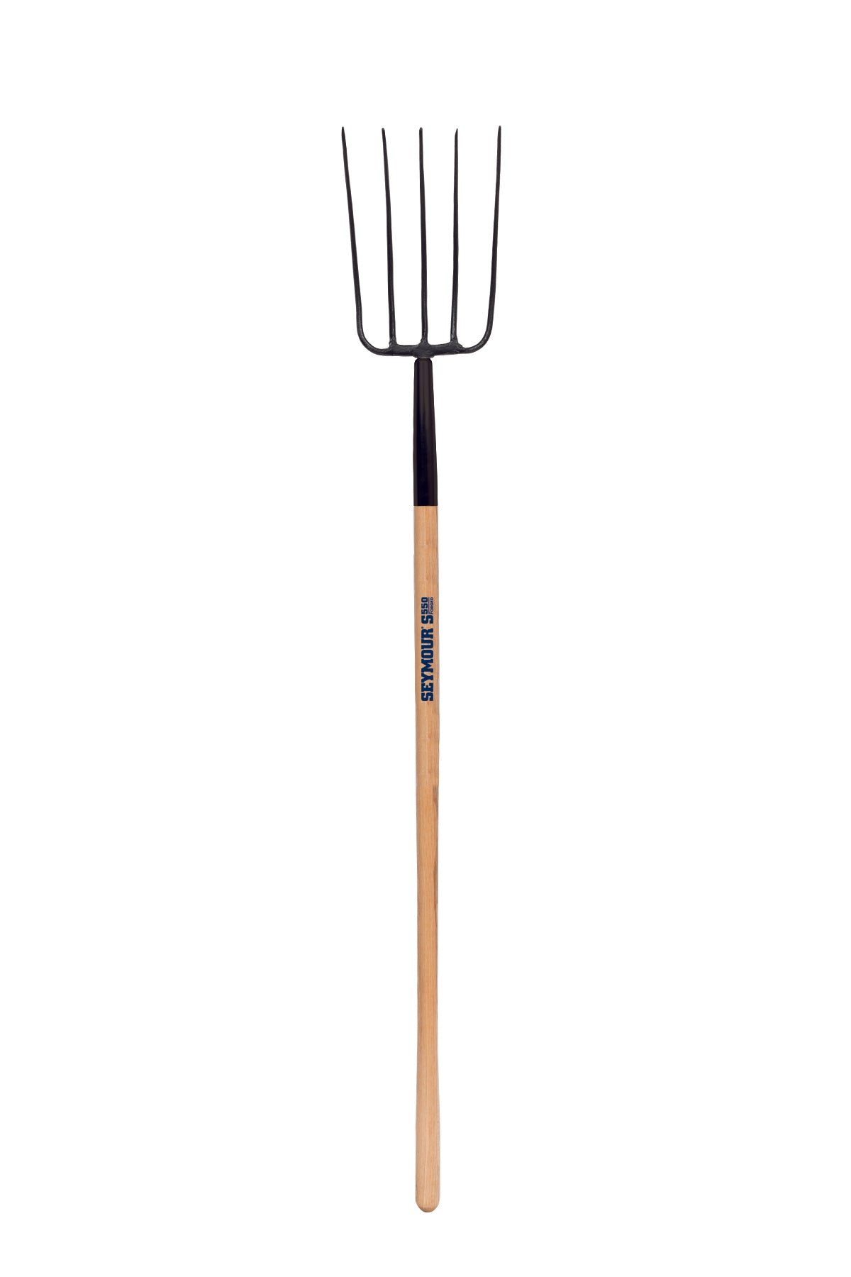 5-TINE MANURE FORK, FORGED, 48" WOOD HANDLE