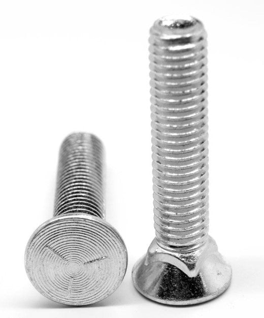 1/2"-13x2" GRADE 5 PLOW BOLTS NO.3 HEAD, FULL THREAD, PLAIN [350