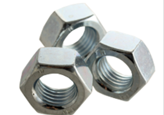 M10-1.50 CR METRIC HEX NUT CL 8 ZINC [100BX]