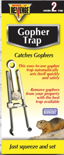 GOPHER TRAPS, 2/PK