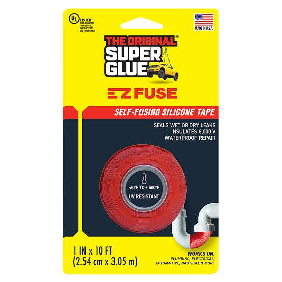 S/G EZ FUSE TAPE, RED 10'X1" ROLLS, 12