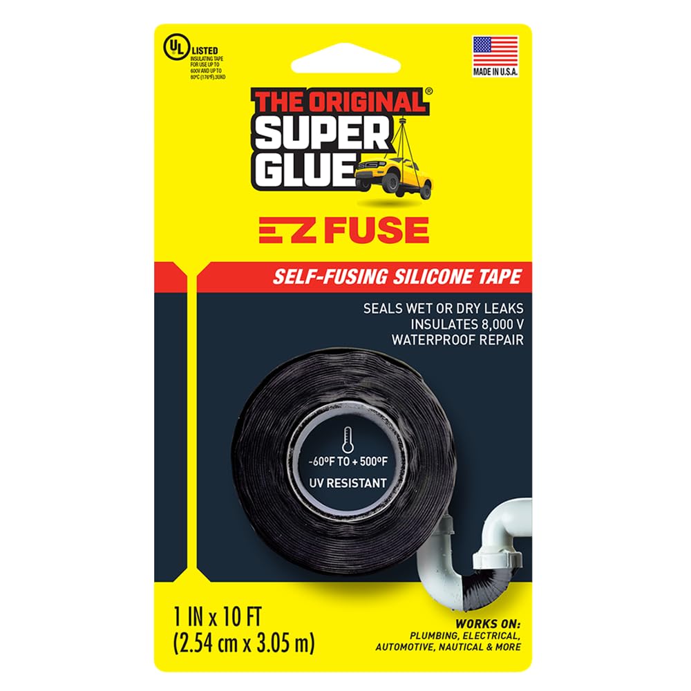 S/G EZ FUSE TAPE, BLK, 10'X1" ROLL, 12
