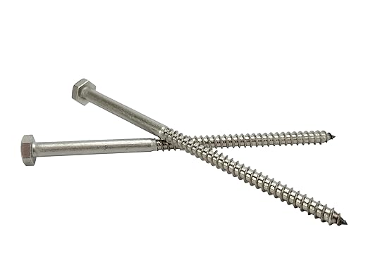 1/4X5" HEX LAG BOLTS [100/BX]