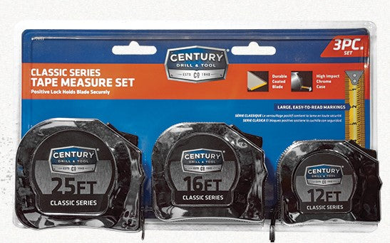 3 PC CLASSIC TAPE MEASURE