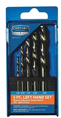 5 PC LEFT HAND DRILL SET