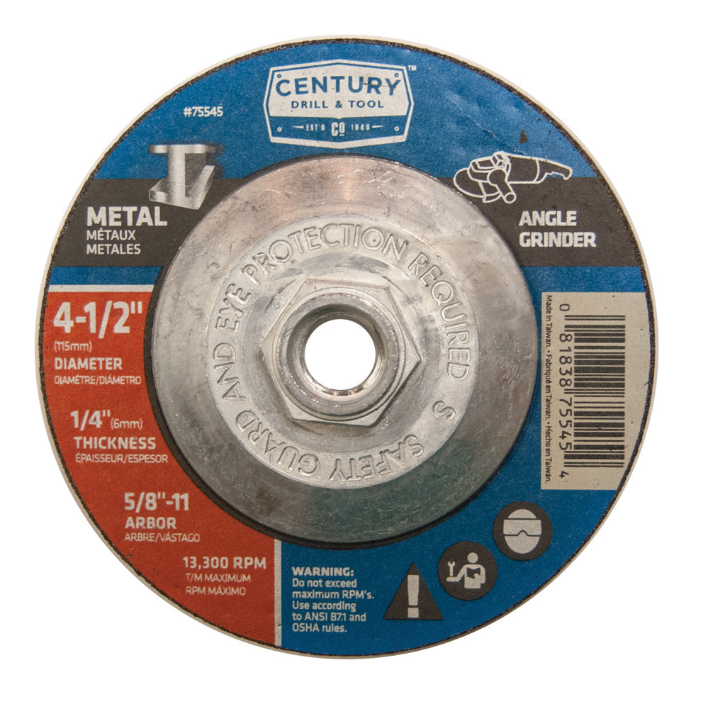 4-1/2"X1/4" METAL WHEEL