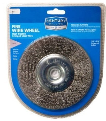 5" WIRE WHEEL FINE CLAM