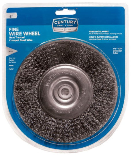 6" WIRE WHEEL FINE CLAM