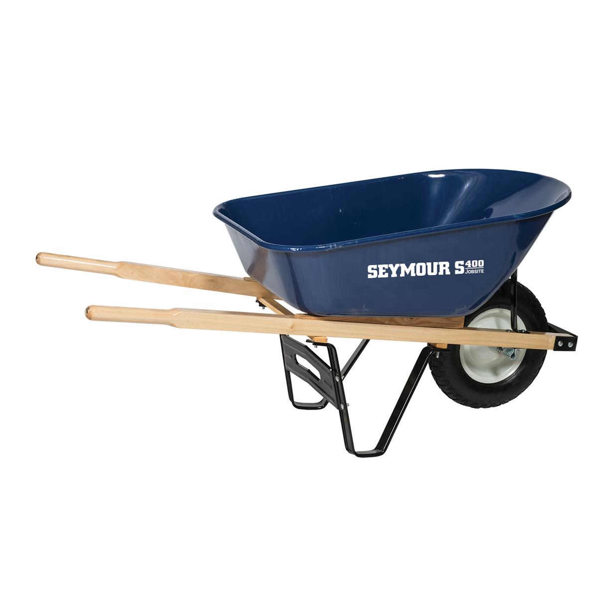 6 CU. FT. STEEL TRAY WHEELBARROW