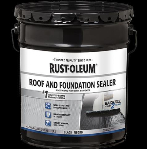 ROOF AND FOUNDATION COATING, 5 GALLON