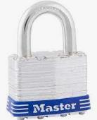 LAMINATED STEEL PADLOCK 1-3/4in (44mm) W/ ADJ SHACKLE