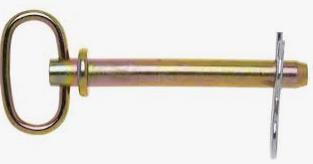 HITCH PIN,3/8"X3",Y/C,TAGGED