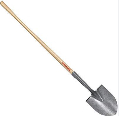 #2 RP IRRIGATION SHOVEL, 14 GAUGE, 48" ASH HANDLE