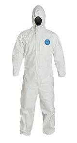 TYVEK 127, HOODED COVERALL, LARGE [25/BOX]