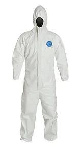 DNU- NEW NUMBER 113-TY127-2X, TYVEK 127, HOODED COVERALL, 2X-LAR