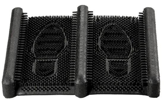 FLUSH MOUNT BOOT SCRAPER MAT W/ RUBBER FINGERS