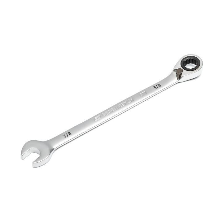 3/8" 12 POINT REVERSIBLE RATCHETING WRENCH, 90-TOOTH, GEARWRENCH