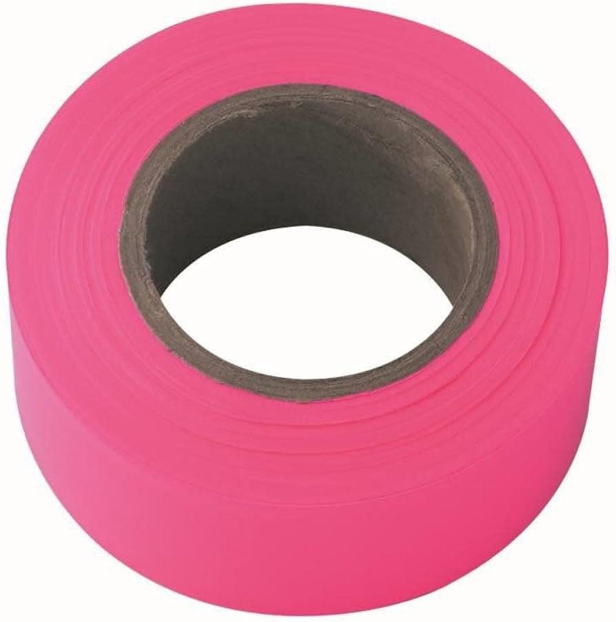 FLAGGINGTAPE 150' FLSCNT PINK