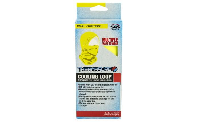 MICROFIBER COOLING BAND/LOOP - YELLOW