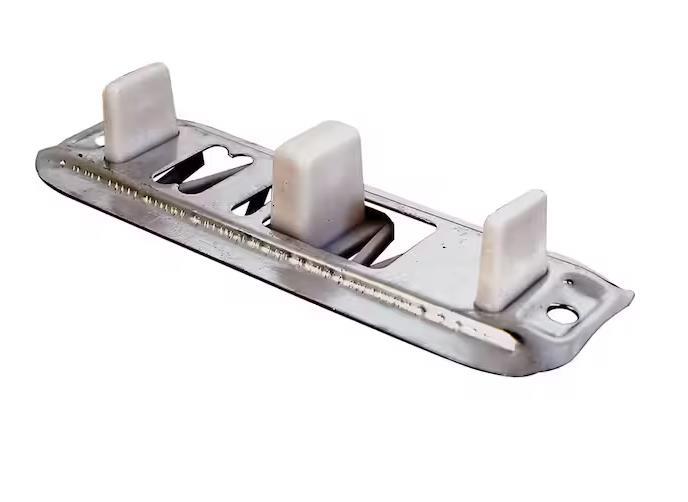 STAMPED STEEL ADJ, CLOSET DOOR FLOOR GUIDE (2PK)