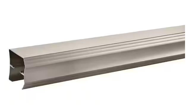 FRAMELESS SLIDING SHOWER DOOR TRACK KIT, NICKEL