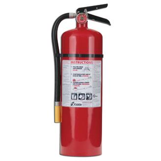PRO 10 MP ABC FIRE EXTINGUISHER W/ WALL HOOK, 10 LB RECHARGEABLE