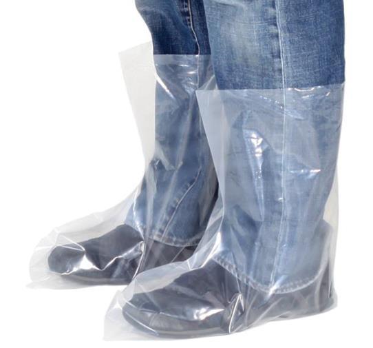 6MIL XL CLEAR BOOT COVER, SHARPLEX  [50PK]