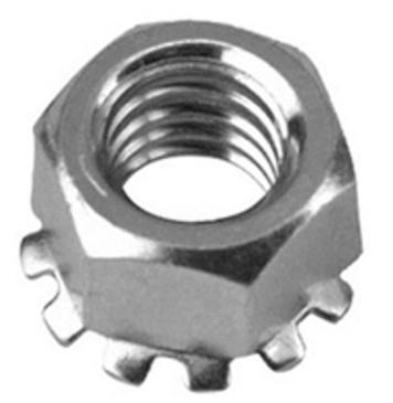 NUT, 5/16-18 KEPS, ZP K-LOCK NUT