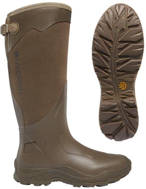 ALPHA  AGILITY SNAKE BOOT 17" BROWN, SIZE 11