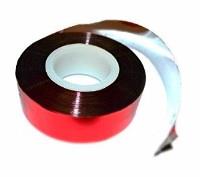 REFL. BIRD TAPE, RED/SILVER, 1" x 500' [12PK]