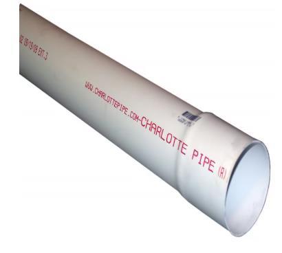 4"X10' PVC DWV DRAIN PIPE