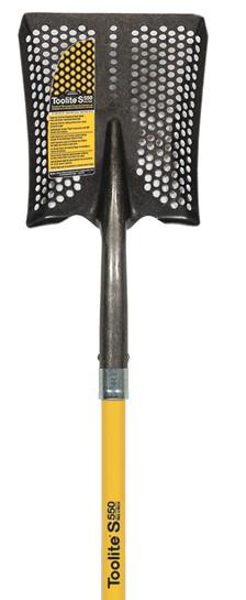 SP MUD & MUCK SHOVEL #2, 14 GAUGE, 48" FIBERGLASS HANDLE