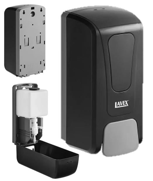 MANUAL LIQUID DISPENSER 34 FL. OZ. LAVEX, BLACK