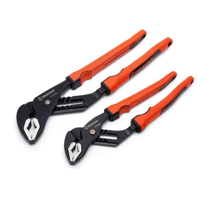 PLIER, 10" 12", T&G SET, GRIP ZONE, 2PC