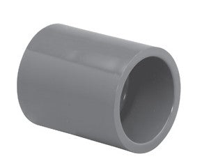 6" COUPLING, SCH 80 PVC, SXS