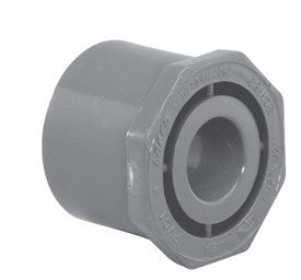 1-1/2 X 3/4 BUSHING, SPGT X SLIP, SCH 80 PVC