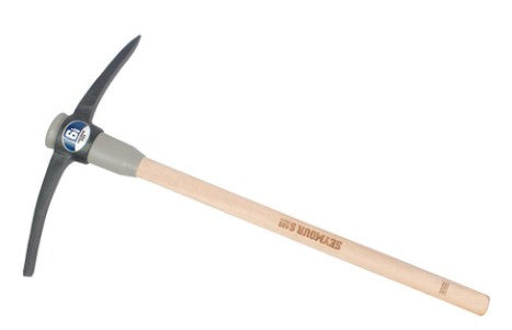 6LB RAILROAD PICK, 36" WOOD HANDLE