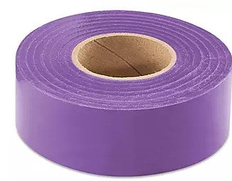 FLAGGING TAPE PURPLE 1" 300' {48RLS/CS}