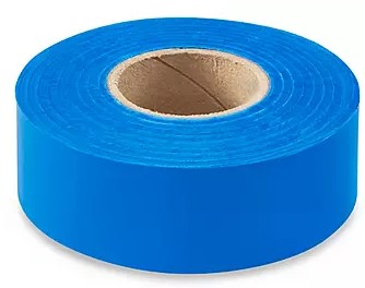 FLAGGING TAPE DEEP BLUE EQUIVALENT TO BLACK 1" 300'