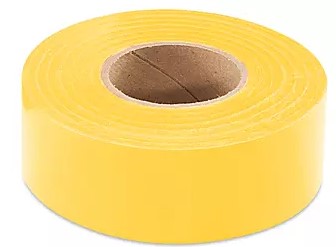 FLAGGING TAPE YELLOW 1" 300'