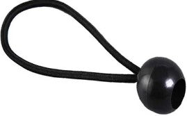 6" BALL BUNGEE-BLACK