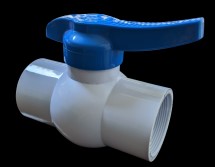 1-1/4" PVC BALL VALVE, SLIP