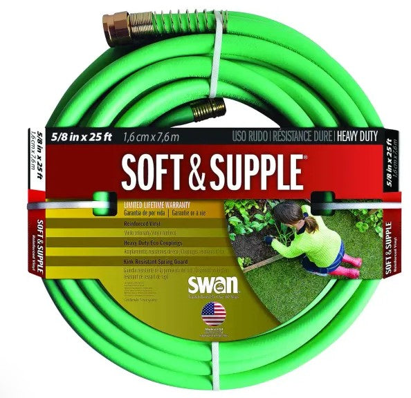 5/8X25 SOFT & SUPPLE GARDEN HOSE