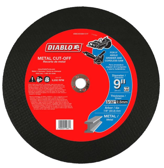 9 in. Metal Cut-Off Disc