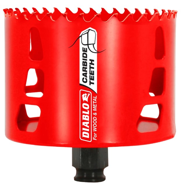 3-5/8 in. (92mm) Carbide-Tipped Wood & Metal Holesaw