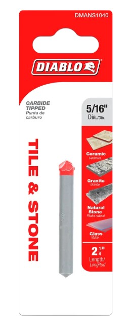 5/16 in. Tile & Stone Carbide Tipped Drill Bit