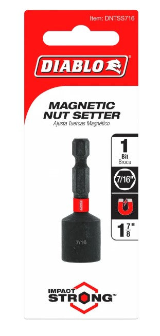 7/16 in. x 1-7/8 in. Magnetic Nut Setter