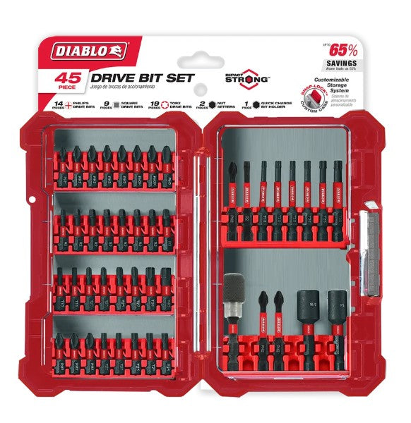 45 pc Screwdriving Set (45-Piece)